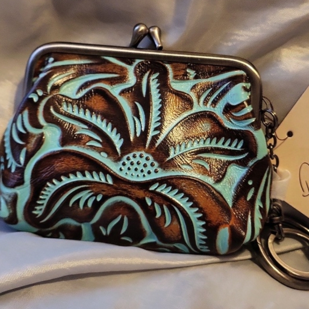Patricia Nash borse coin purse with keyring